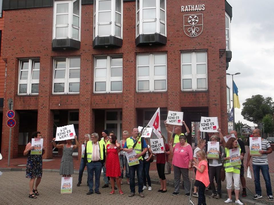 SPDOrtsverein solidarisiert sich mit den Beschäftigten